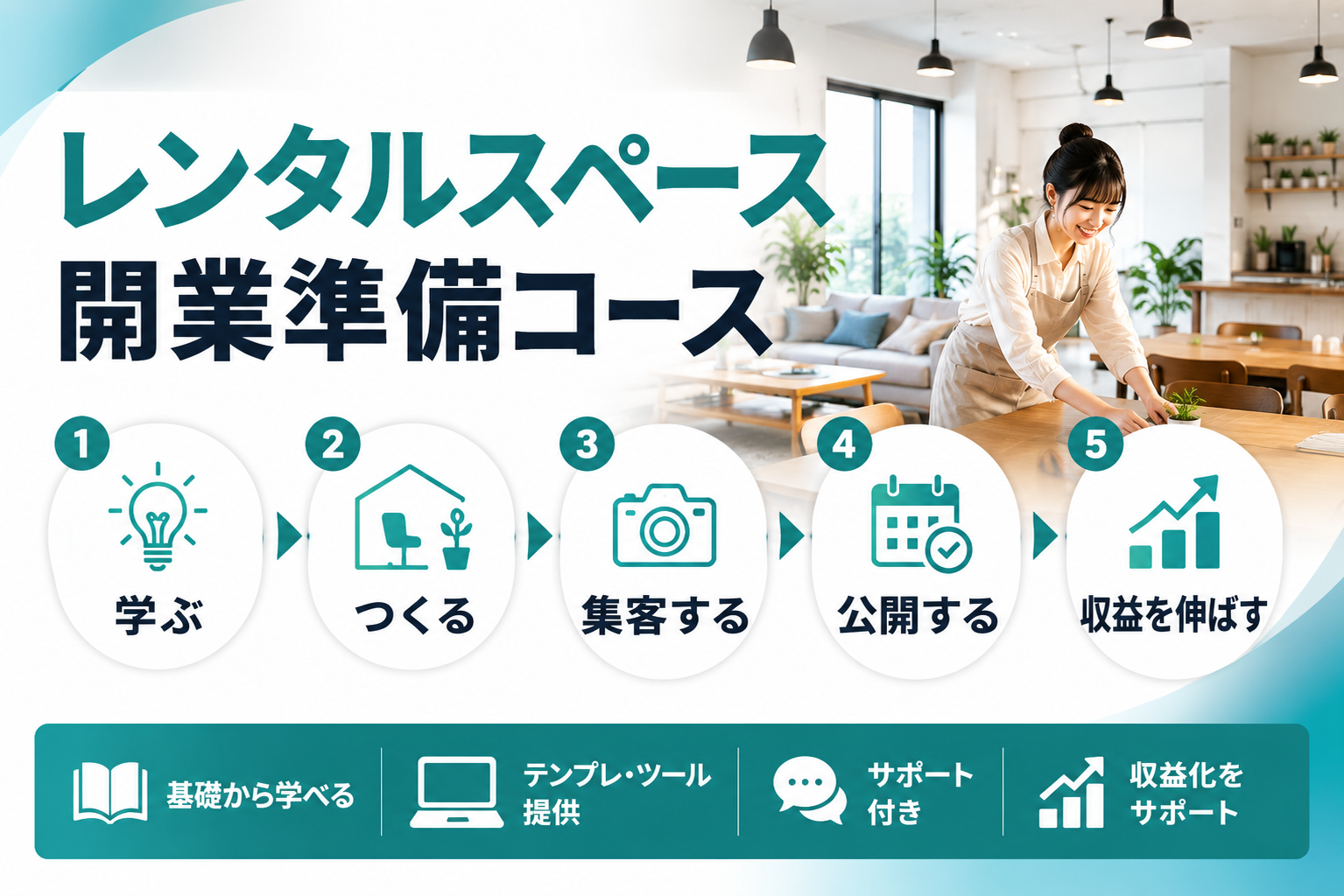 レンタルスペース開業準備コース